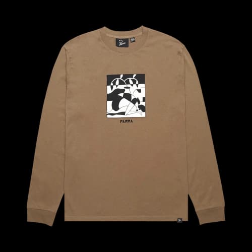 Parra The Lost Seeds Long-Sleeve T-Shirt 'Camel'