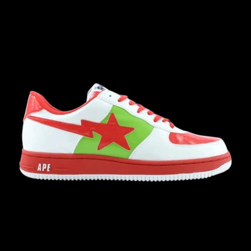 Bapesta FS-001 Low 'White Red Green'