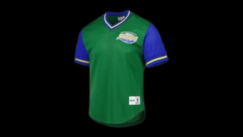 Mitchell & Ness Colorado Rapids Mesh V-Neck T-shirt Green