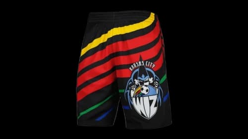Mitchell & Ness Sporting Kansas City Swingman Shorts Black