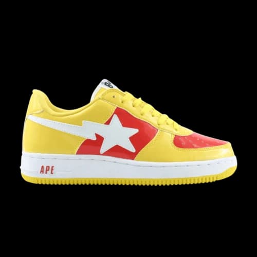 Bapesta FS-001 Low 'Yellow Red'