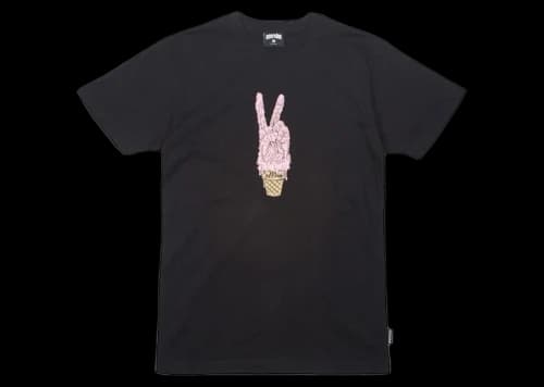 Icecream Ice Cream Cup Tee Black
