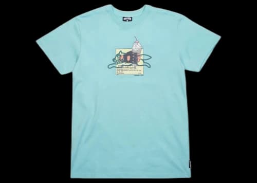 Icecream Ice Cream Advertising Tee Blue