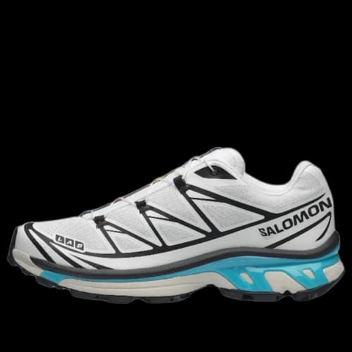 SALOMON XT-6 'Black White Blue Curacao'