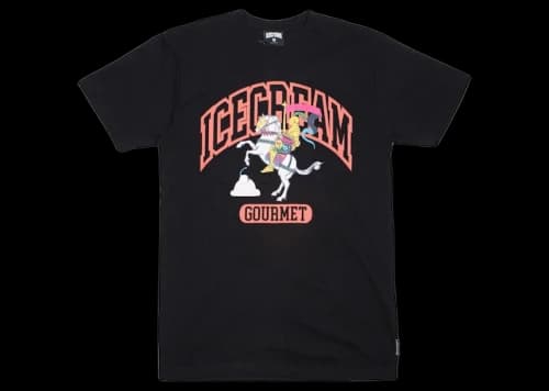 Icecream Ice Cream Collegiate Tee Black