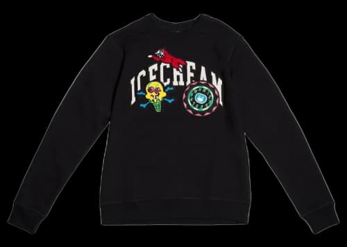 Icecream Ice Cream Cunningham Crew Sweater Black