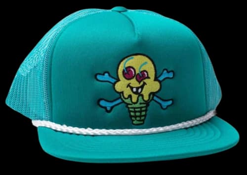 Icecream Ice Cream Cross Cones Trucker Cap Blue/Tarmac
