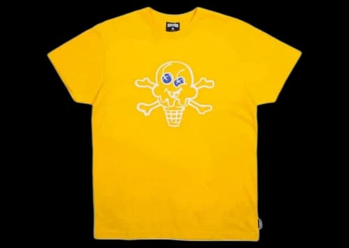 Icecream Ice Cream Cones and Bones Tee Yellow