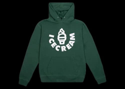 Icecream Ice Cream Cone Hoodie Green