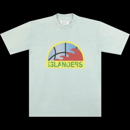 Just Don Islanders Logo Short-Sleeve Crew T-Shirt 'Blue'