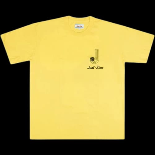 Just Don Record Crew Short-Sleeve T-Shirt 'Yellow'