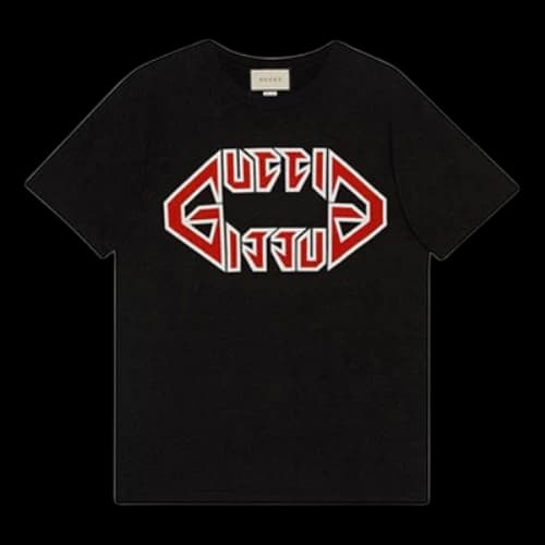 Gucci Metal Style Printed For Men Black