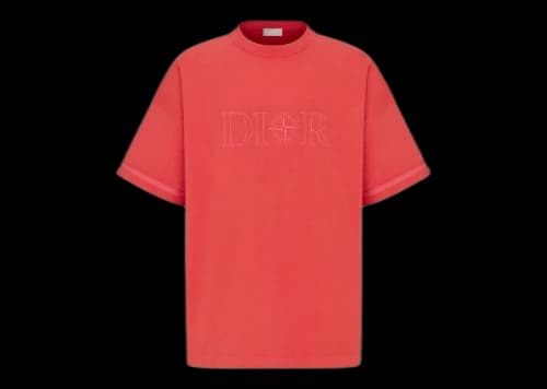 Dior x Stone Island Oversized T-Shirt Red