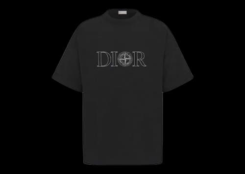 Dior x Stone Island Oversized Fit T-Shirt Black