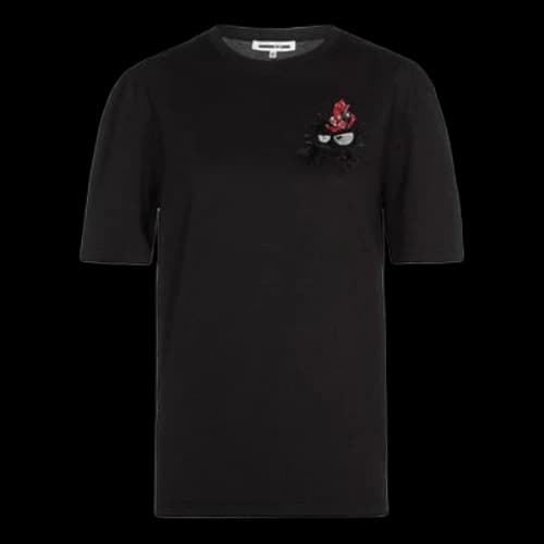 McQ Alexander McQueen Casual Round Neck Short Sleeve Black