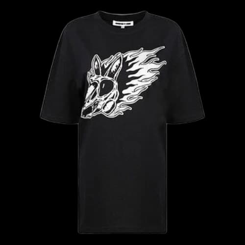 McQ Alexander McQueen Printing Casual Short Sleeve Black