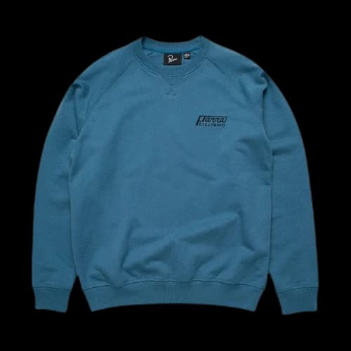 Parra Ciclismo Crewneck Sweatshirt 'Teal'