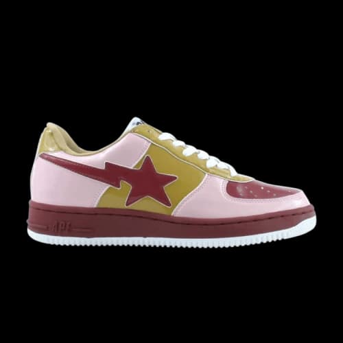 Bapesta FS-001 Low 'Pink Burgundy'