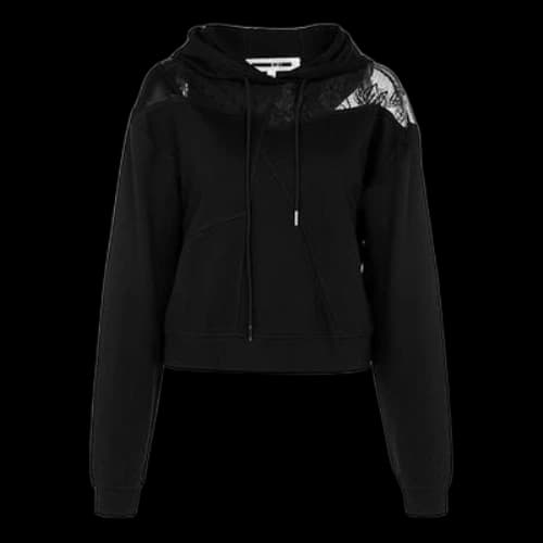 Alexander McQueen Printing Casual Hoodie Black (Women's)