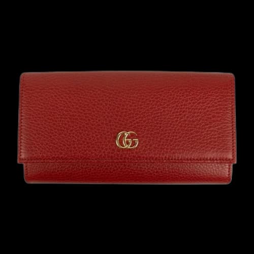 Gucci GG Marmont Leather Mini Chain Shoulder Bag 'Red'
