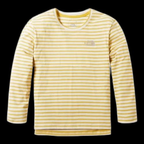 THE NORTH FACE travel Outdoor Long Sleeves Quick Dry Yellow