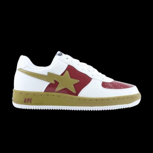 Bapesta FS-001 Low 'White Burgundy'