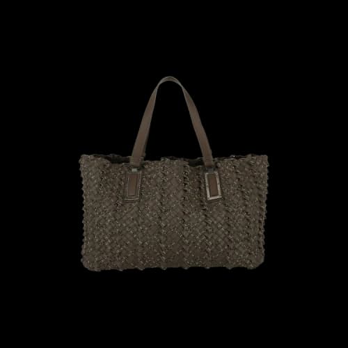 Bottega Veneta Chain Intrecciato Tote Bag 'Steel Black'