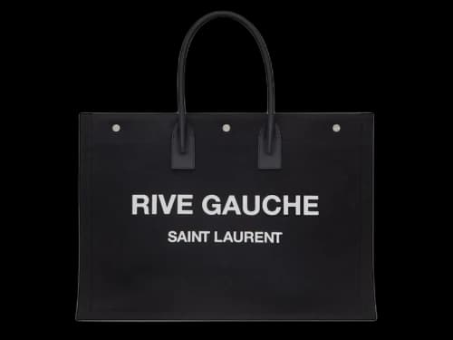 Saint Laurent Rive Gauche Tote Bag Black