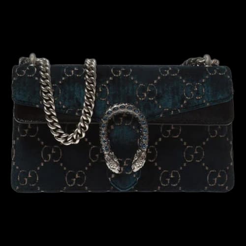 Gucci Dionysus Single Shoulder Bag Small Blue (Women's)