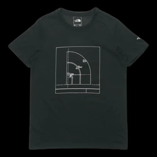THE NORTH FACE SS20 Geometry Pattern Logo Quick Dry Short Sleeve Black