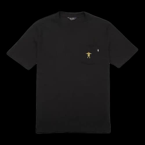 THE NORTH FACE Chest Small Pocket Short Sleeve Couple Style Black