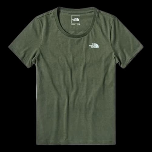 THE NORTH FACE Outdoor Short Sleeve Olive Green