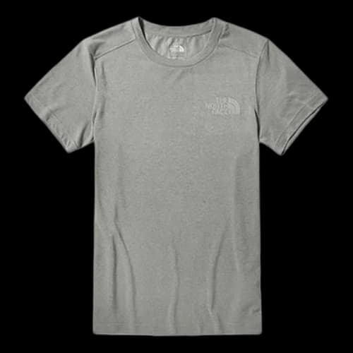 THE NORTH FACE Outdoor hygroscopic Sweat-Wicking Short Sleeve Gray