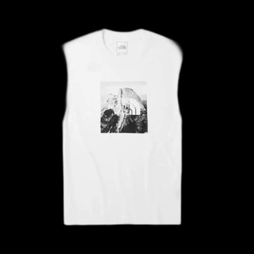 THE NORTH FACE Big Size Print Short Sleeve White
