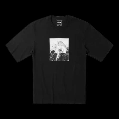 THE NORTH FACE Big Size Print Short Sleeve Black