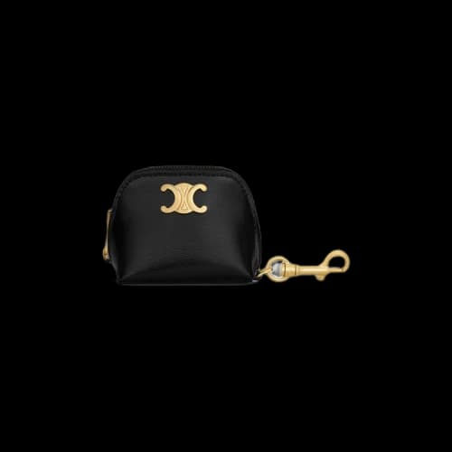 CELINE Micro Triomphe Charm 'Black'
