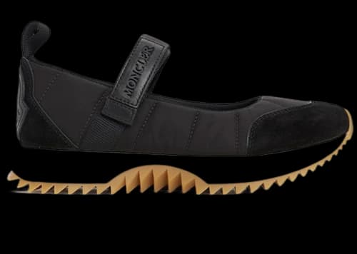 Moncler Pacey Ballet Sneaker Black Gum (Women's)