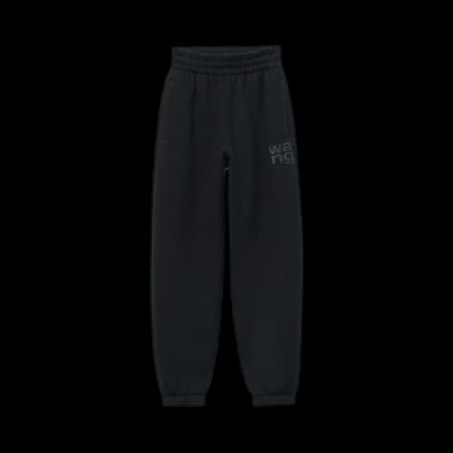 T by Alexander Wang Foundation Terry Classic Logo Sweatpant 'Black'