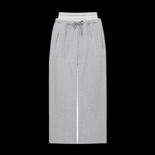 Alexander Wang Wide Leg Pants Light Grey