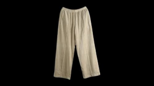 Alexander Wang Women's Allover Hotfix Mid-Rise Relaxed Pant Warm Taupe