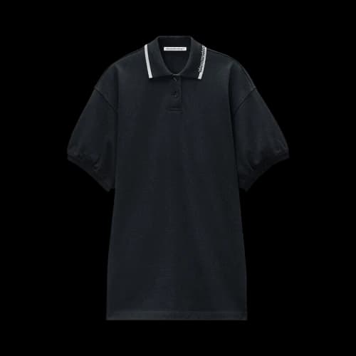Alexander Wang Relaxed Mini Polo Dress 'Black'