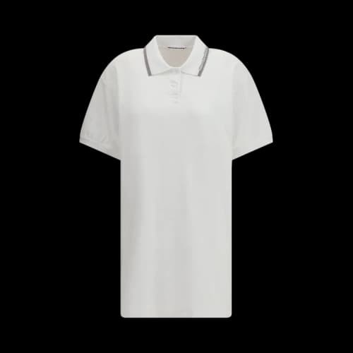 Alexander Wang Relaxed Mini Polo Dress 'White'
