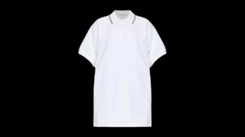 Alexander Wang Women's Relaxed Mini Polo Dress White