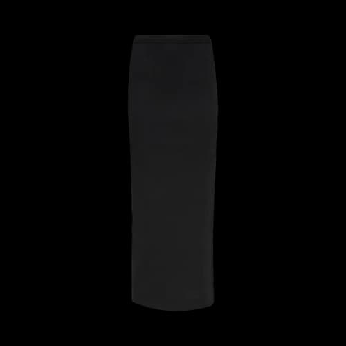 Alexander Wang Maxi Skirt W/ Embossed Logo 'Black'
