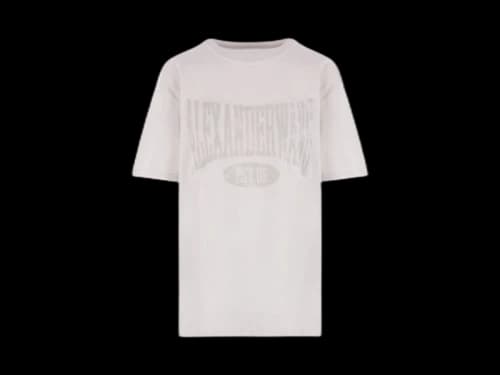 T by Alexander Wang Graphic Short Sleeve T-shirt White