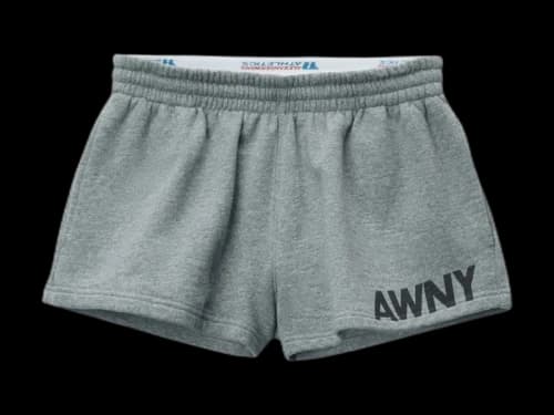 T by Alexander Wang Graphic Running Shorts Ocra