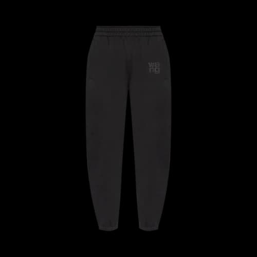 Alexander Wang Essential Terry Classic Sweatpant Puff Paint Logo 'Black'