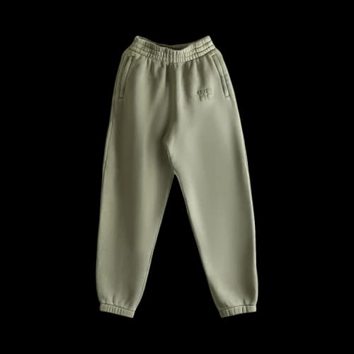 Alexander Wang Essential Terry Classic Puff Paint Logo Sweatpants 'Washed Walnut'