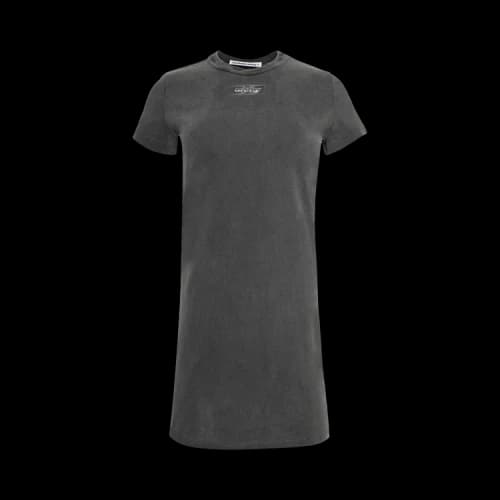 Alexander Wang Shrunken Tee Mini Dress W/ Blade Logo 'Washed Cedar'