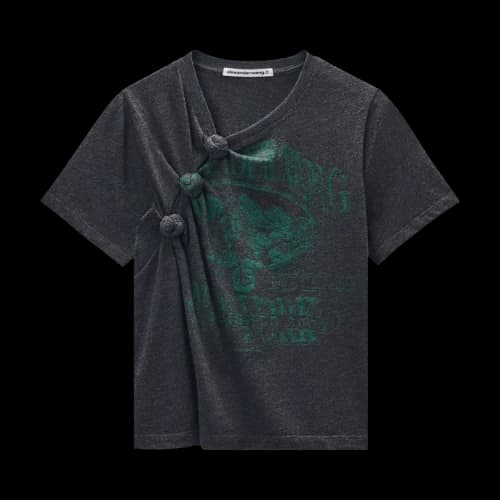 Alexander Wang Knotted Graphic T-Shirt 'Black'